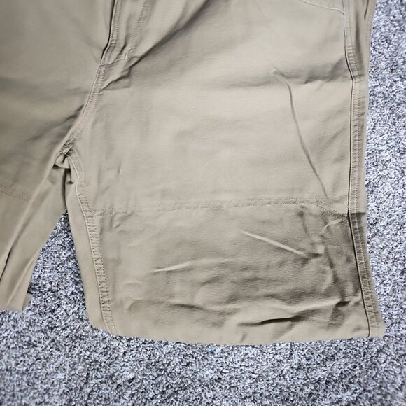 Under Armour Tan/Red Logo Kahki Mens Waist Size 40x32 Loose Fit Denim Jeans - Picture 10 of 12